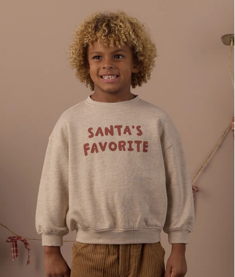 Relaxed Sweatshirt Santa's Favorite