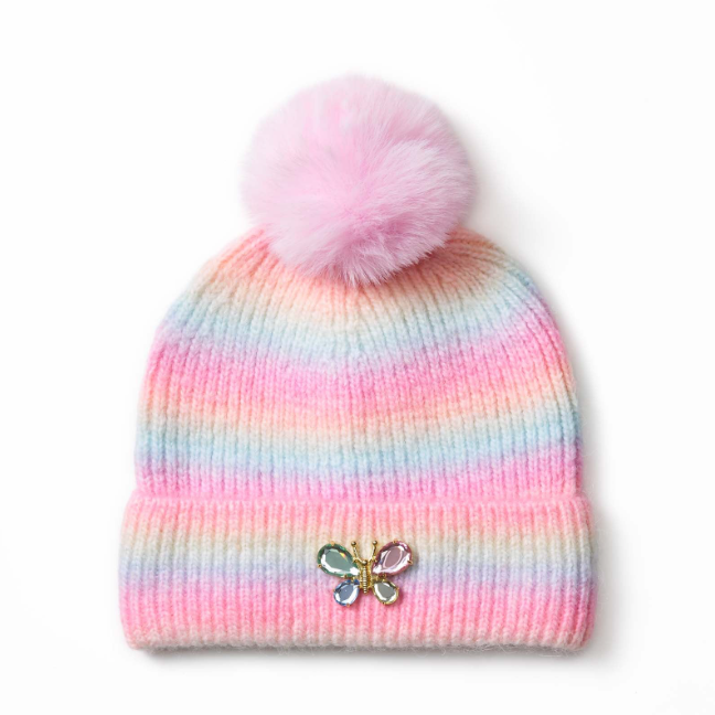Pastel Rainbow Beanie