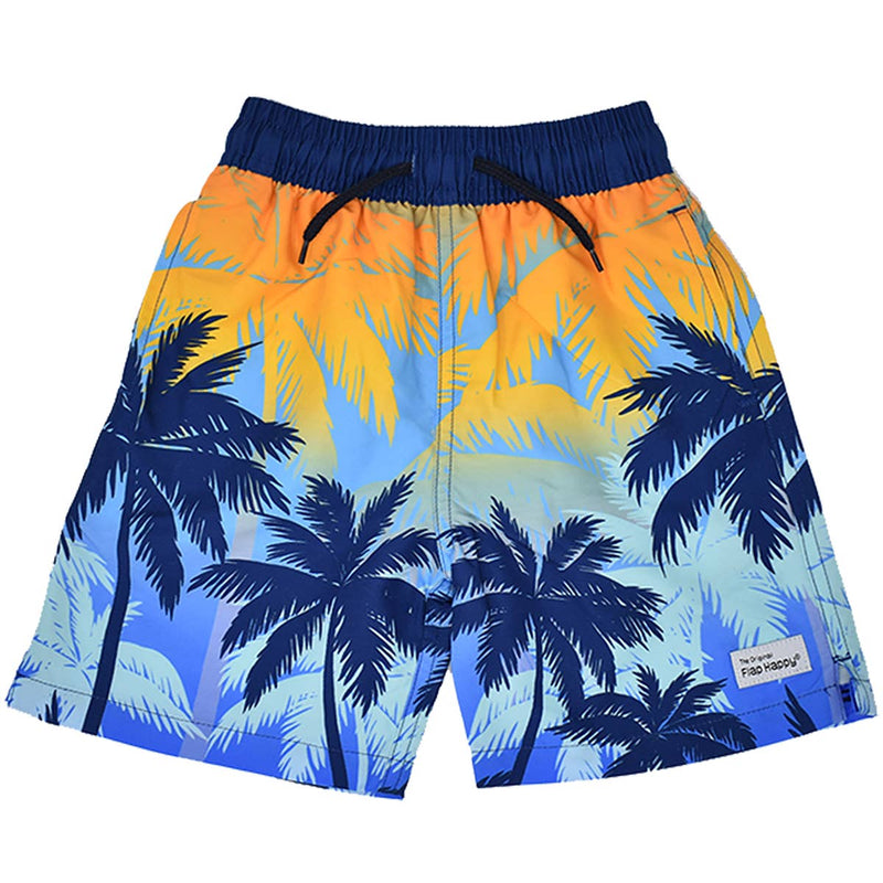 Kids UPF50+ Boys Wesley Swim Trunks with Mesh Liner: Artsy Sharks