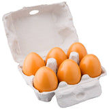 New Classic Toys Wooden toy eggs - 6 pieces