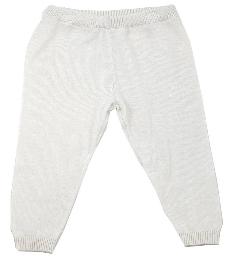 Milan Baby Legging Pants Sweater Knit (Organic Cotton): Blush