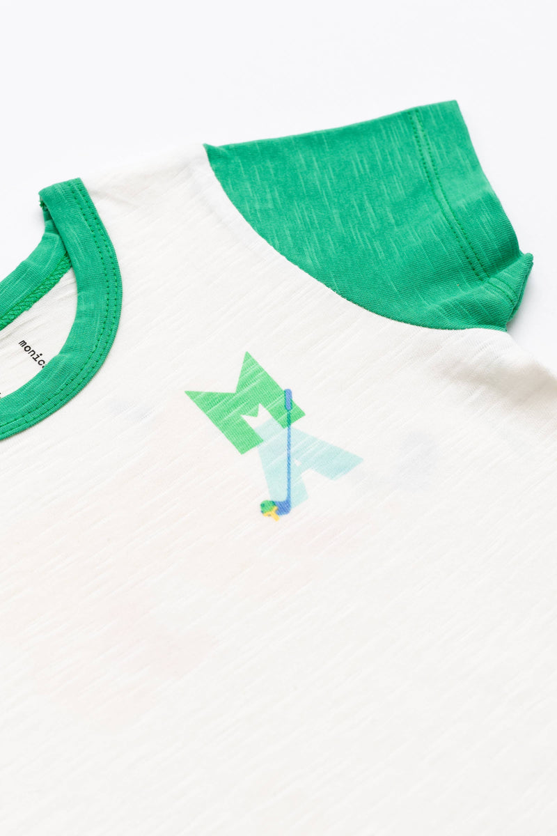 Kids & Baby Short Sleeve Tee + Sporty Sweatshort Set_Golf Day: Unisex / Golf Day