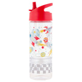 Stephen Joseph Gifts Sip and Snack Bottle featuring a playful shark design, ideal for kids' drinks and snacks.