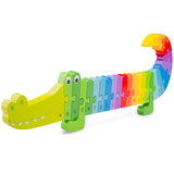 Alphabet puzzle - crocodile