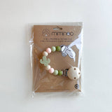 Pacifier Clip Teether Holder Cactus Desert for babies: Pink