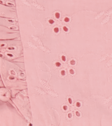Anna Baby Romper Blush Pink Eyelet: Pink / 6M/12M