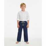 La Plage Boys Drawstring Pants Lapis Blue: Blue / 2