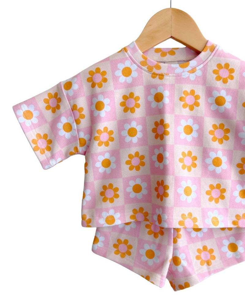 Shorts Set | Retro Daisy: 18-24M