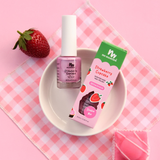 20 FREE Water Based Scented Scratch Off Kids Nail Polish: Cherry Berry - Bright Pink