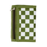 Checkered Boy Wallet: Black