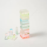 Ombre Lucite Sherbert Jumbling Tower Stacking Game