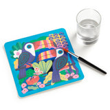 Rainforest Friends Color Magic Water-Reveal Kit by Chronicle Books showing vibrant rainforest animal illustrations and water reveal tools.