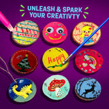 Glow-in-the-Dark Wood Painting Craft Kit for Kids, Art Kit