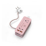 POWER TRIP ECO OUTLET/USB/USB-C CHARGER: Natural