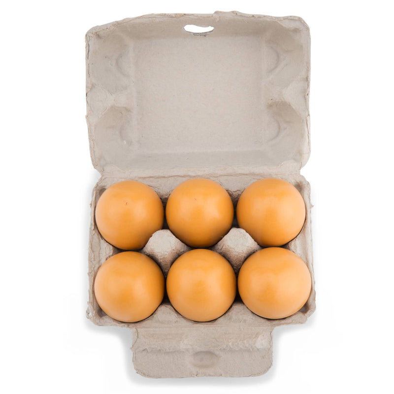 New Classic Toys Wooden toy eggs - 6 pieces