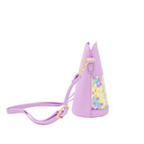 Girl's Little Mermaid Confetti Seashell Tote Bag: Blue