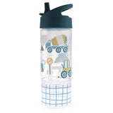 Stephen Joseph Gifts Shark Sip and Snack Bottle with straw and snack compartment, colorful and child-friendly design.