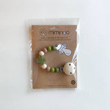 Pacifier Clip Teether Holder Cactus Desert for babies: Pink