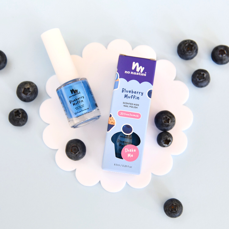 20 FREE Water Based Scented Scratch Off Kids Nail Polish: Cherry Berry - Bright Pink