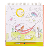 Adventure Paint By Numbers kit from Floss and Rock with colorful paints and numbered canvas for creative art projects.