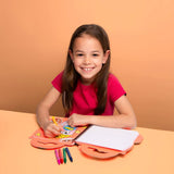 Super Coloring & Sticker Book Yummy by OMY showing colorful pages and stickers for creative fun and art activities.