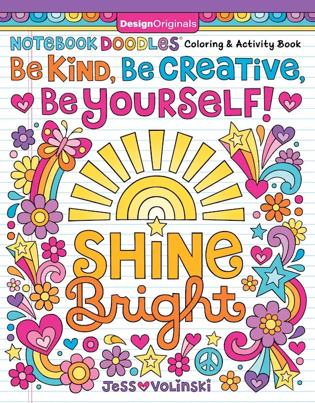 Coloring Book - Be Kind, Be Creative, Be Yourself