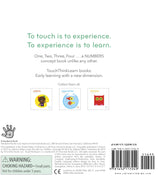 TouchThinkLearn Numbers by Chronicle Books, interactive educational toy with tactile number shapes and colorful design.