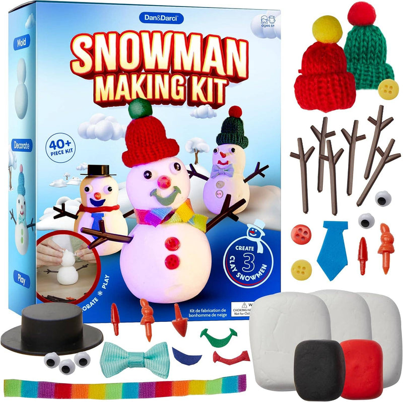 Snowman Making Kit for Kids - Build a Snow Man Craft Kits