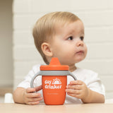 Day Drinker Happy Sippy Cup: Orange