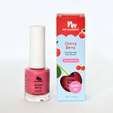 20 FREE Water Based Scented Scratch Off Kids Nail Polish: Cherry Berry - Bright Pink