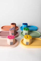 The Candle Tray: Navy