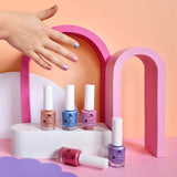 20 FREE Water Based Scented Scratch Off Kids Nail Polish: Cherry Berry - Bright Pink