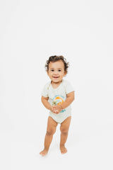 The Sunshine State Florida Souvenir Cotton Baby Onesie: White/Multi