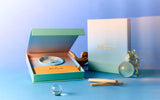 Gift box : 25 incense box + holder: Multicolored holder / Dragonfly
