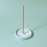 Marbled incense holder: Blue