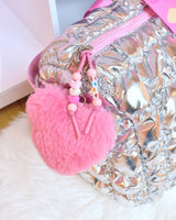 Quilted Scrunchies Metallic Large Barrel Duffle Bag