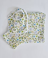 Happy Monkey Shawl Blanket: Multi