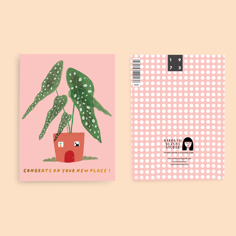 CASITA BEGONIA - Housewarming Card