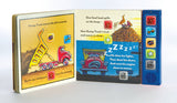 Goodnight, Goodnight, Construction Site sound book by Chronicle Books featuring colorful construction vehicles and bedtime story illustrations.