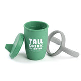 Tall Drink of Water Happy Sippy Cup: Green