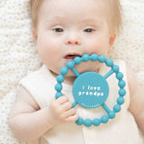 I Love Grandpa Happy Teether: Blue