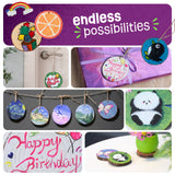 Glow-in-the-Dark Wood Painting Craft Kit for Kids, Art Kit