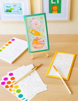 Mini Masterpieces My Painting Set by Chronicle Books with colorful paints, brushes, and a small palette for young artists.