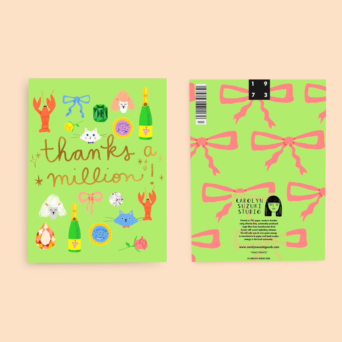 FANCY PANTS - Everyday Greeting Card