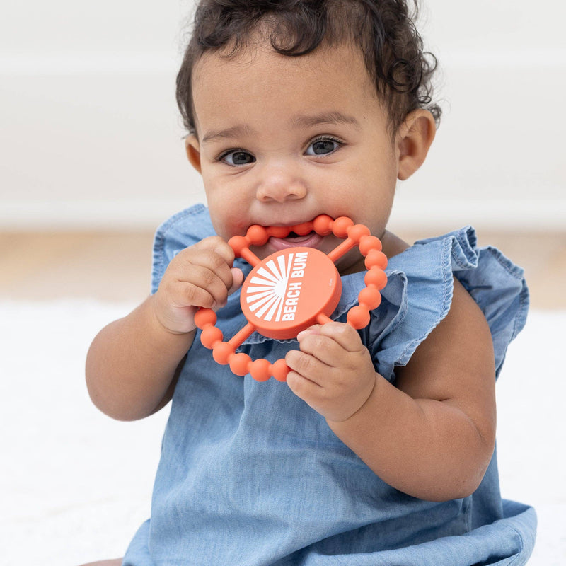 Beach Bum Happy Teether: Orange