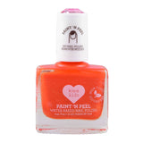 Klee Naturals Concord Klee Kids water-based peelable nail polish in Little Rock on child's nails, bright pink color.
