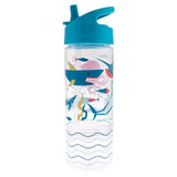 Pink unicorn Sip and Snack Bottle by Stephen Joseph Gifts featuring colorful unicorn design and durable plastic body.