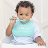 Meal Monster Wonder Bib: Blue