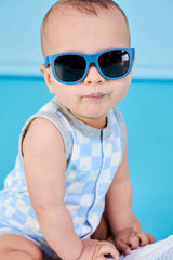 Kids Eco Collection: Navigator Sunglasses in Pacific Blue: Ages 3-5