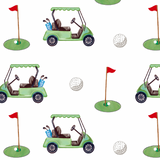 Baby Muslin Swaddle Blanket 47x47 Golf A Round